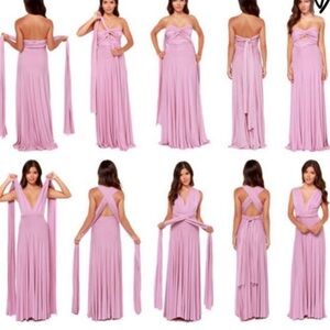 lulus tricks of the trade dress, rusty pink color